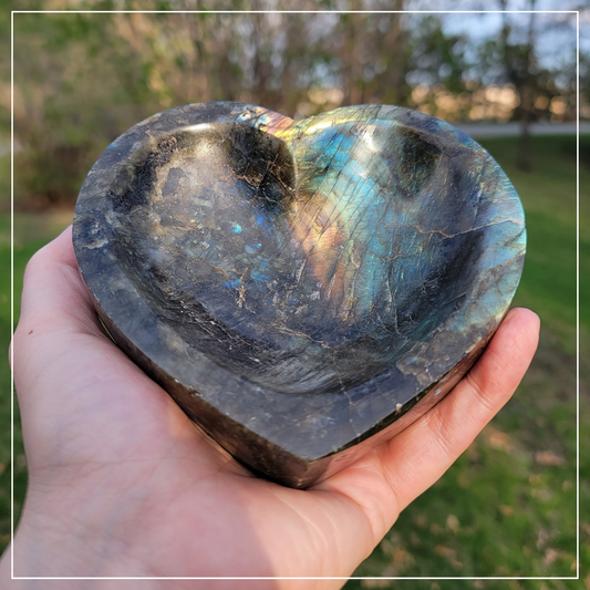 Labradorite Heart Bowl