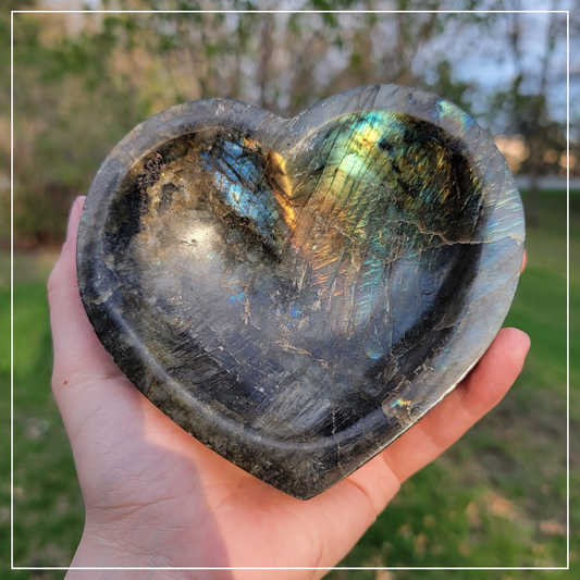 Labradorite Heart Bowl