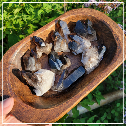 Smoky Quartz Clusters