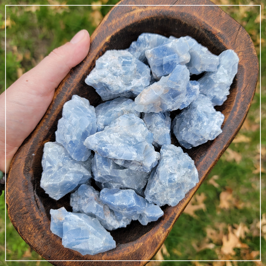 Raw Blue Calcite