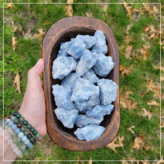 Raw Blue Calcite