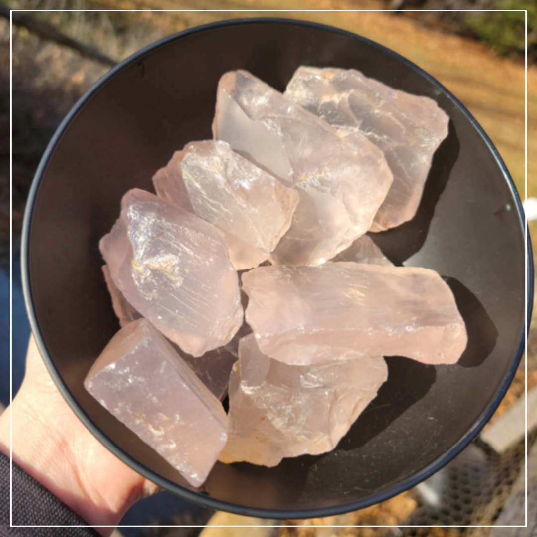 Raw Rose Quartz