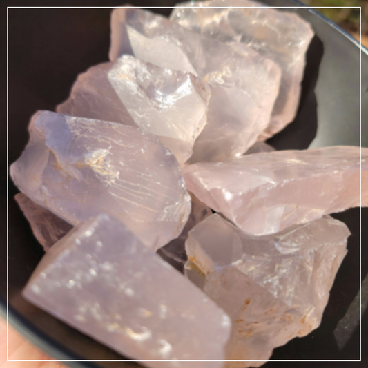 Raw Rose Quartz