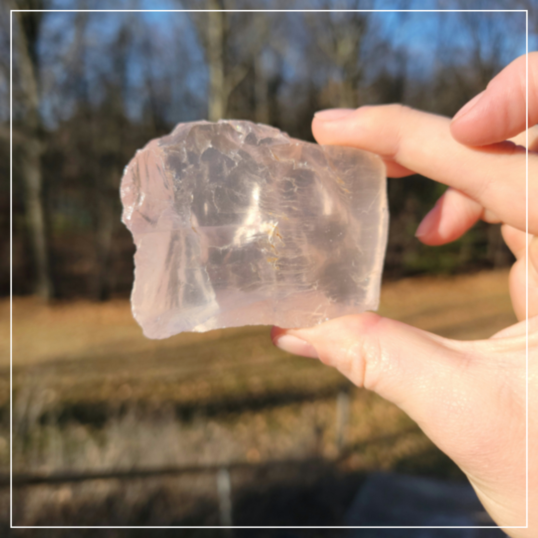 Raw Rose Quartz