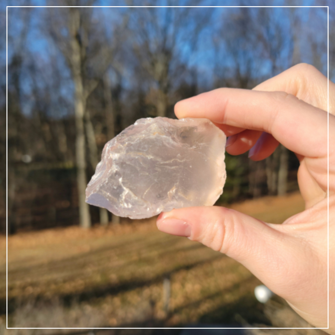 Raw Rose Quartz