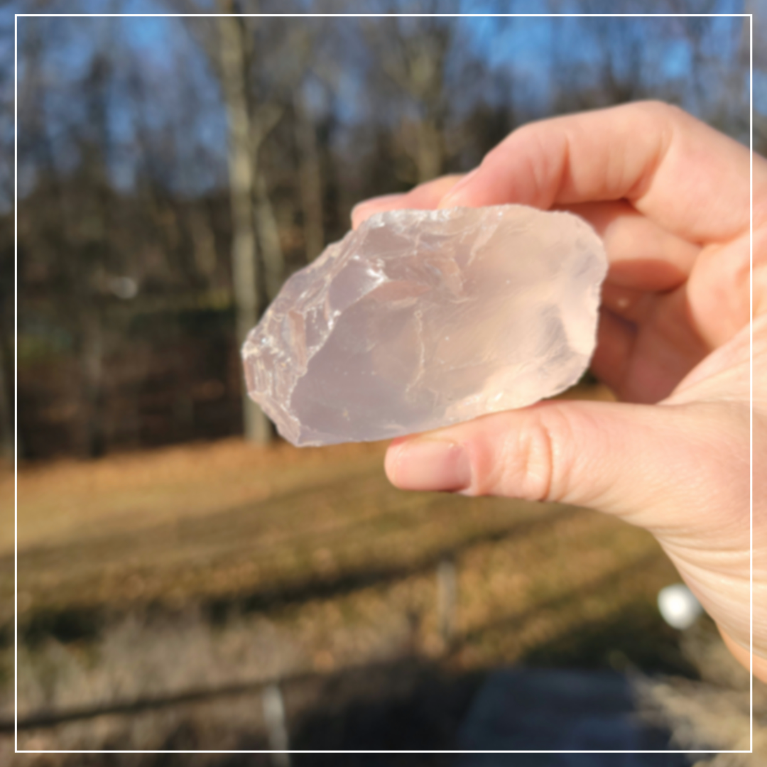 Raw Rose Quartz