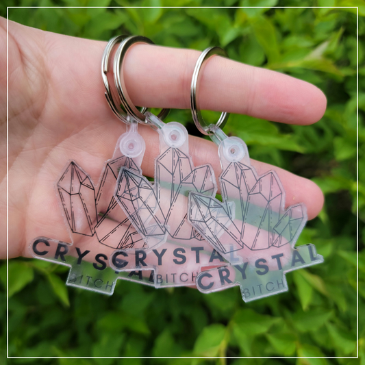 Crystal Bitch Keychains