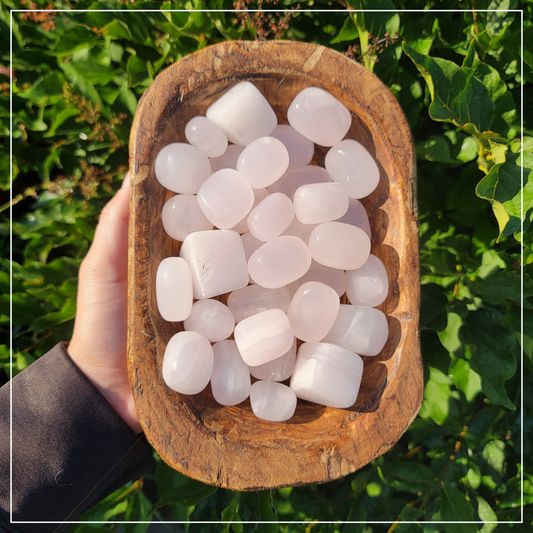 Pink Mangano Calcite Tumbles