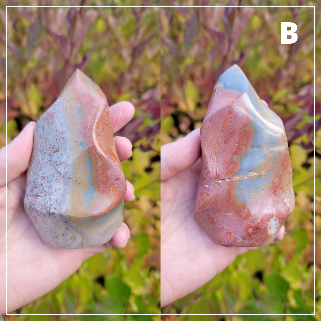 Polychrome Jasper Flames