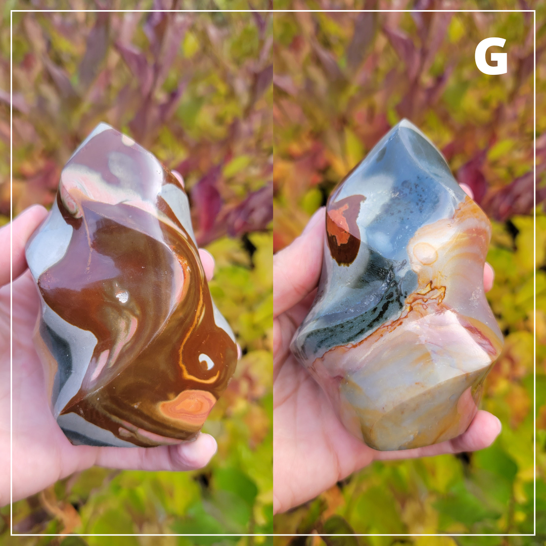 Polychrome Jasper Flames