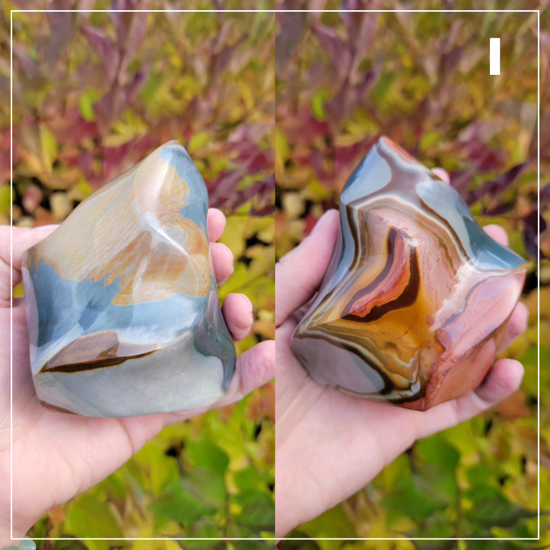 Polychrome Jasper Flames