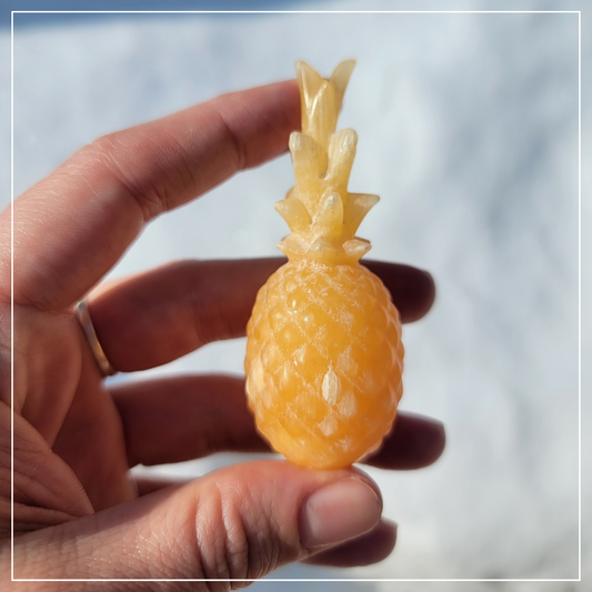 Orange Calcite Pineapples