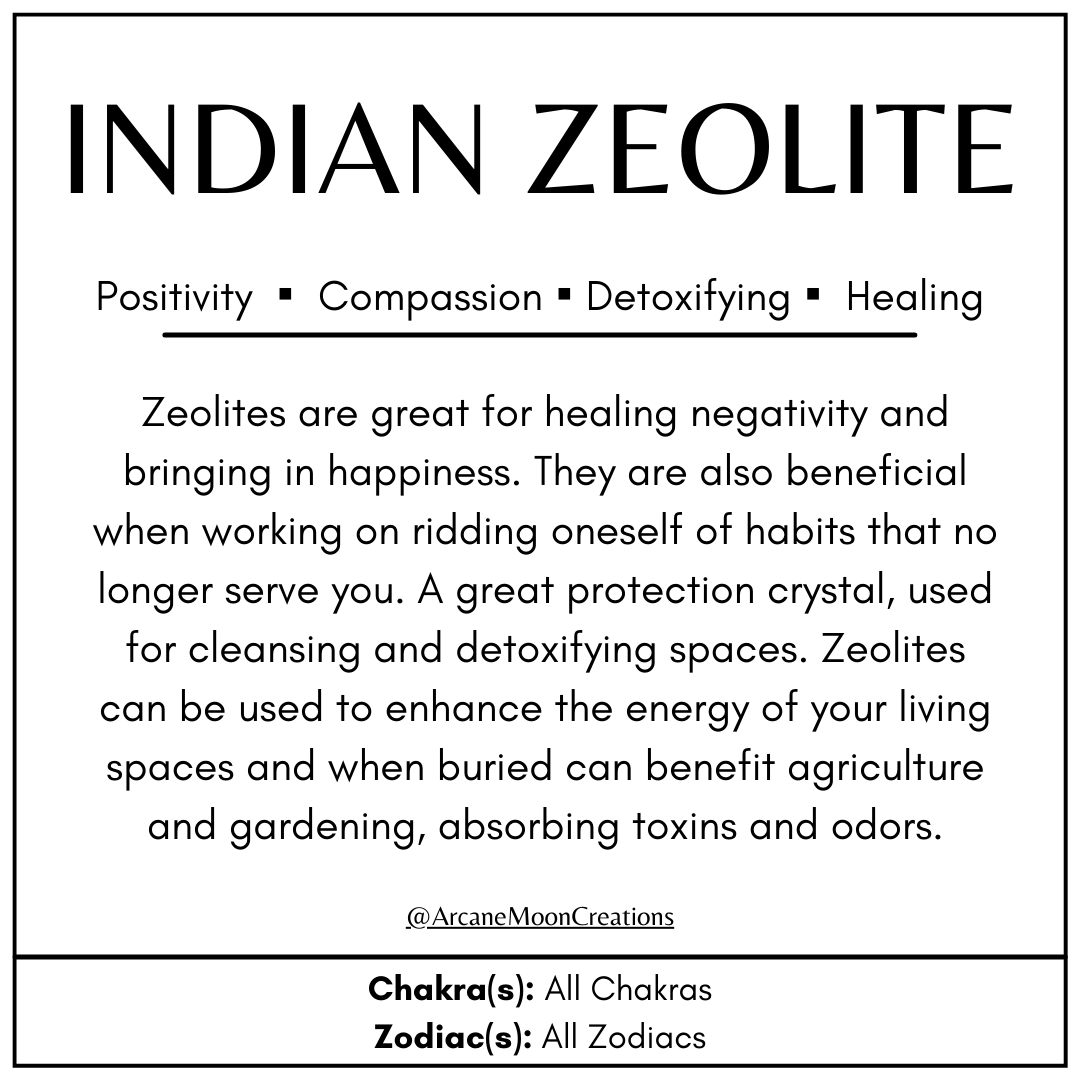 Indian Zeolites