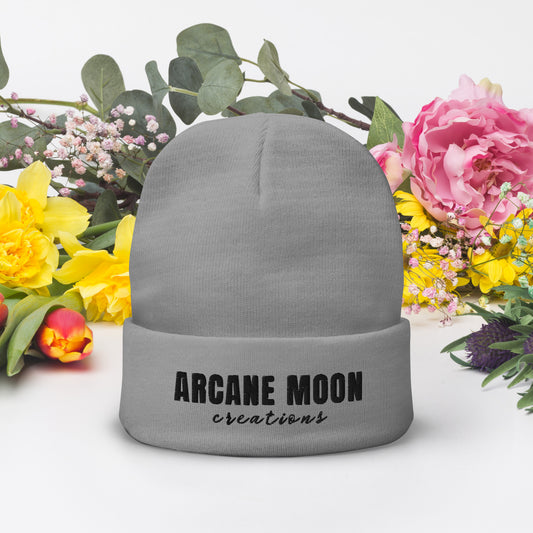 Arcane Moon Creations - Embroidered Beanie